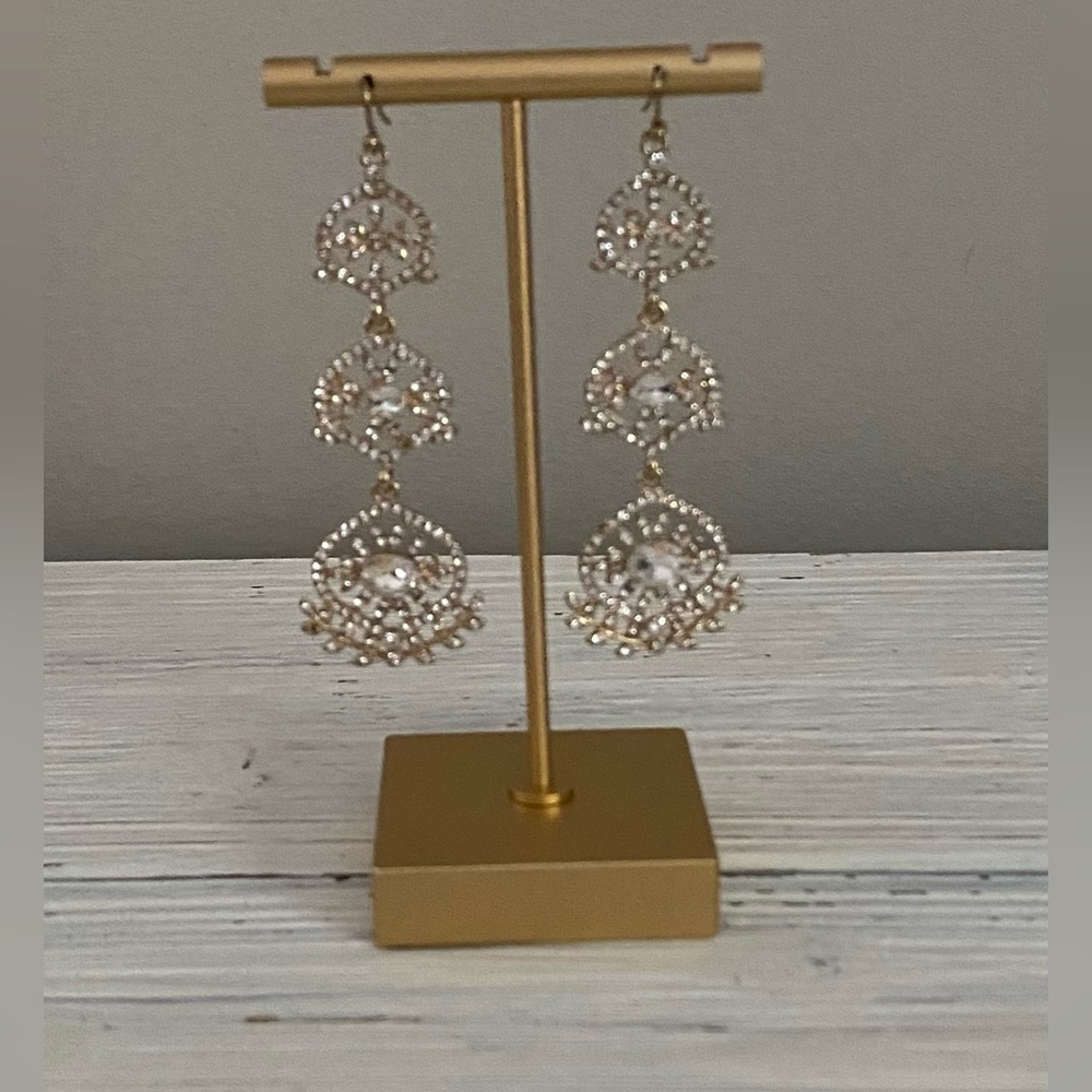 Rhinestone earrings